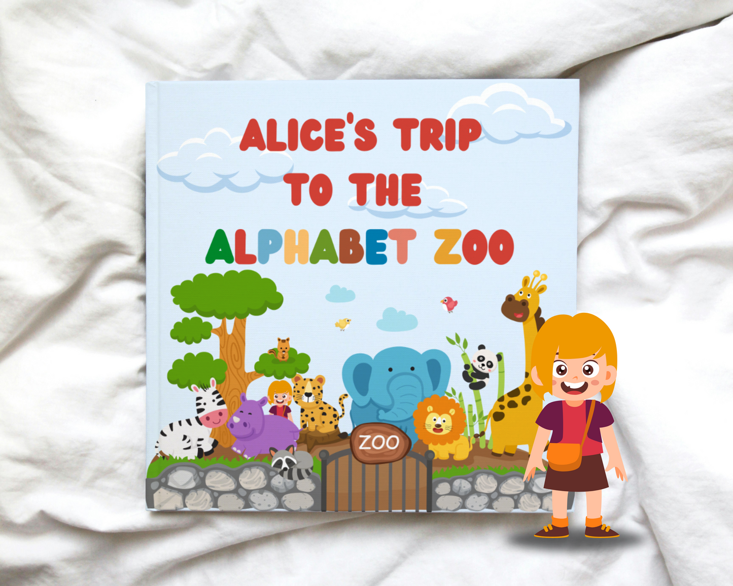 The Alphabet Zoo A - Z | Personalised Children's Book