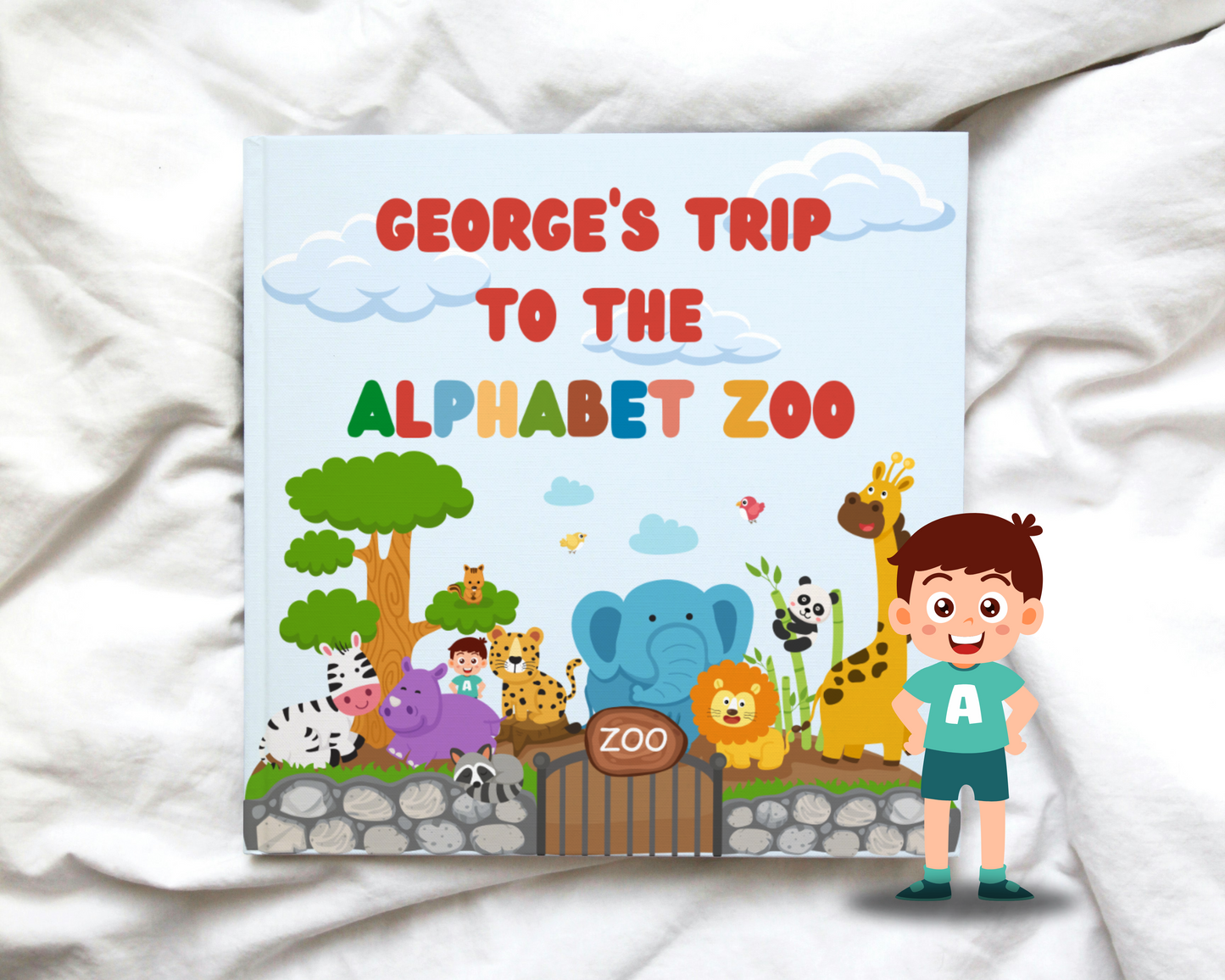 The Alphabet Zoo A - Z | Personalised Children's Book