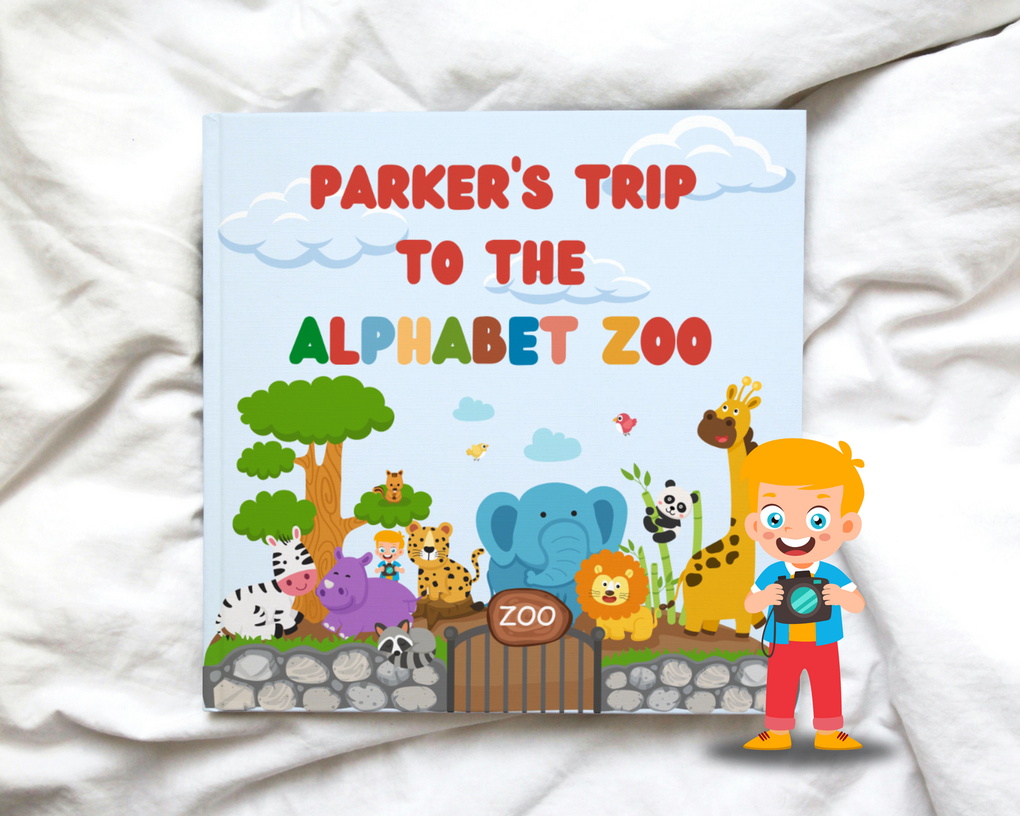 The Alphabet Zoo A - Z | Personalised Children's Book