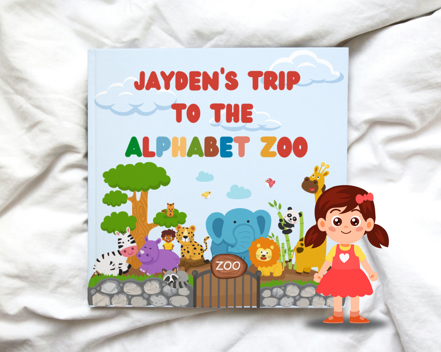 The Alphabet Zoo A - Z | Personalised Children's Book